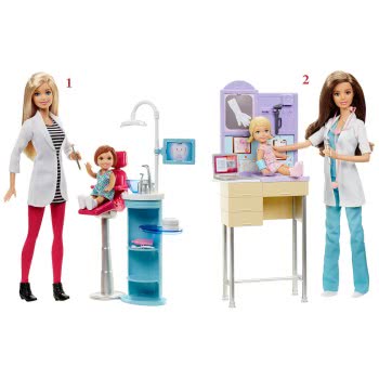 Mattel Barbie Γιατρός -2 Σχέδια DHB63 / ASST 887961206739