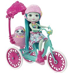 Mattel Enchantimals Doll And Animal Friend With Vehicle Built For Two FJH11 / ASST 887961536720