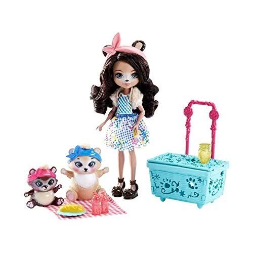 Mattel Enchantimals Κούκλα Και Ζωάκι Με Αξεσουάρ Paws For A Picnic FCC62 / ASST 887961447576