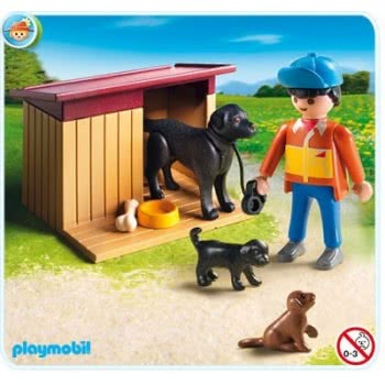 Playmobil Σπιτάκι Σκύλου Με Κουταβάκια 5125 4008789051257