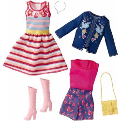 Mattel Barbie Fashions Glam Set, 2 Pack FCT81 / FBB80 887961427202