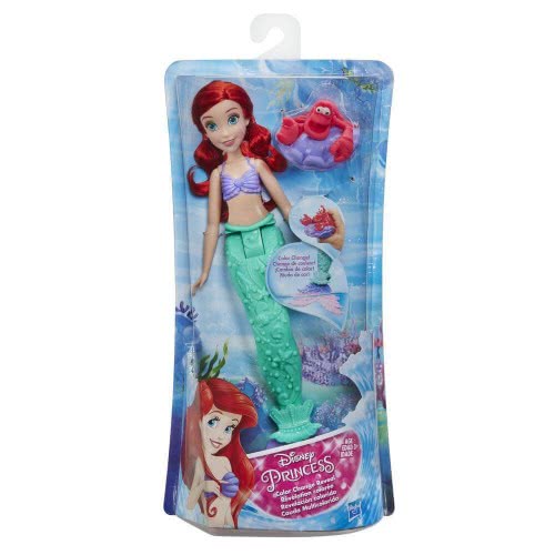 Hasbro Disney Princess Color Change Fashion Doll Ariel E0053 / E0282 ...