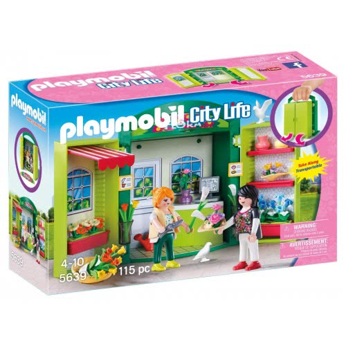 Playmobil Flower Shop Play Box 5639 4008789056399
