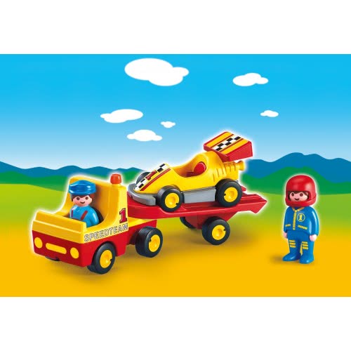 Playmobil Φορτηγό Μεταφοράς Αγωνιστικών Οχημάτων 6761 4008789067616
