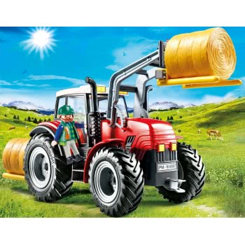 Playmobil Τρακτέρ Με Ανυψωτικά Πιρούνια Και Κουβά 6867 4008789068675