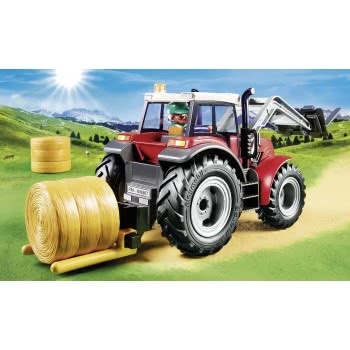 Playmobil Τρακτέρ Με Ανυψωτικά Πιρούνια Και Κουβά 6867 4008789068675