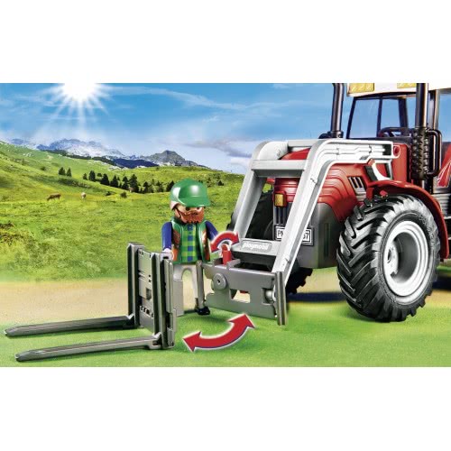 Playmobil Τρακτέρ Με Ανυψωτικά Πιρούνια Και Κουβά 6867 4008789068675