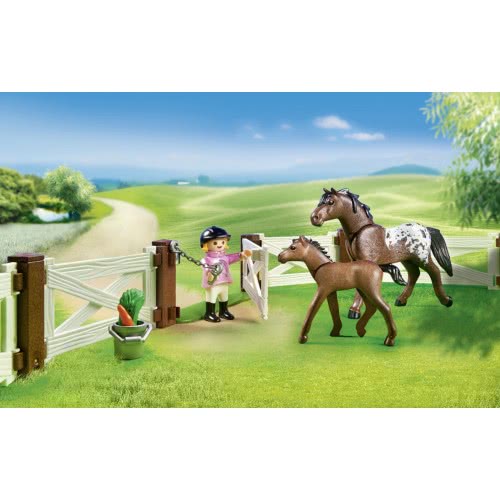 Playmobil Άλογα Με Περίφραξη 6931 4008789069313