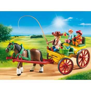 Playmobil Άμαξα Με Οδηγό Και Παιδάκια 6932 4008789069320