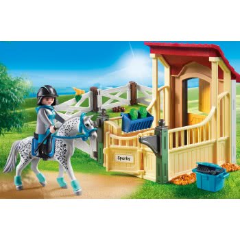 Playmobil Άλογο Απαλούζα Με Στάβλο 6935 4008789069351