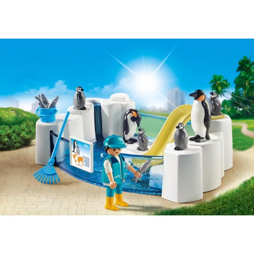 Playmobil Πισίνα Με Πιγκουίνους 9062 4008789090621