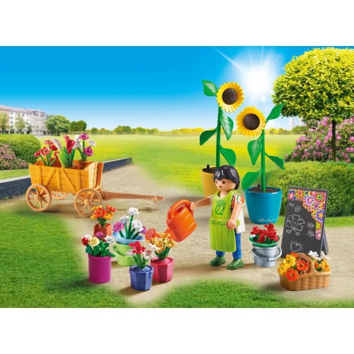Playmobil Ανθοπώλης Με Γλάστρες Και Λουλούδια 9082 4008789090829
