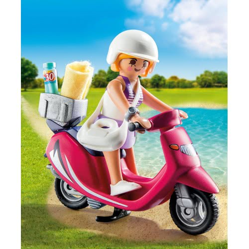 Playmobil Κοπέλα Με Σκούτερ 9084 4008789090843