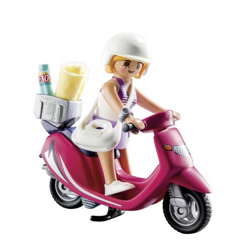 Playmobil Κοπέλα Με Σκούτερ 9084 4008789090843