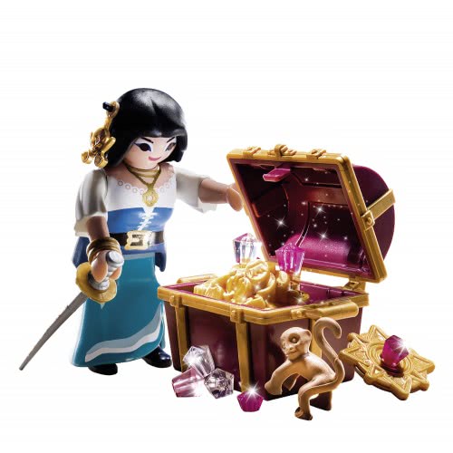 Playmobil Πειρατίνα Με Θησαυρό 9087 4008789090874