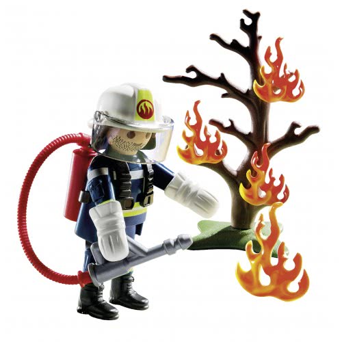 Playmobil Firefighter With Tree 9093 4008789090935