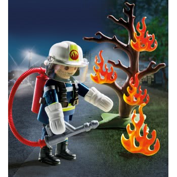 Playmobil Firefighter With Tree 9093 4008789090935
