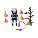 Playmobil Firefighter With Tree 9093 4008789090935