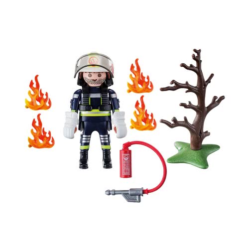 Playmobil Firefighter With Tree 9093 4008789090935