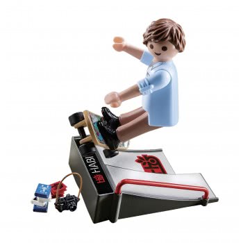 Playmobil Skateboarder Με Ράμπα 9094 4008789090942