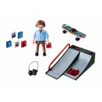 Playmobil Skateboarder Με Ράμπα 9094 4008789090942
