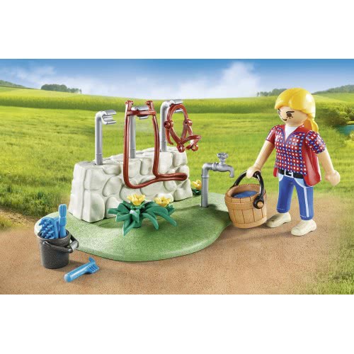 Playmobil Βαλιτσάκι Φροντίζοντας Τα Άλογα 9100 4008789091000
