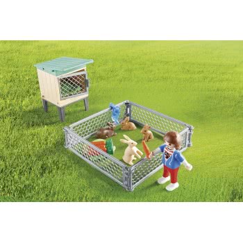 Playmobil Βαλιτσάκι Φροντίζοντας Τα Κουνελάκια 9104 4008789091048