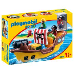 Playmobil Πειρατικό Καράβι 1.2.3 9118 4008789091185