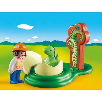 Playmobil Εξερευνήτρια Με Νεογέννητο Δεινοσαυράκι 9121 4008789091215