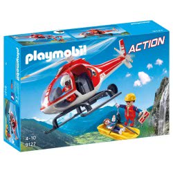 Playmobil Mountain Rescue Helicopter 9127 4008789091277