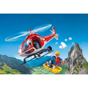 Playmobil Mountain Rescue Helicopter 9127 4008789091277
