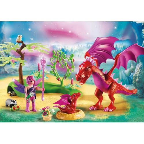 Playmobil Friendly Dragon With Baby 9134 4008789091345