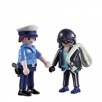 Playmobil Duo Pack Αστυνομικός Και Ληστής 9218 4008789092182