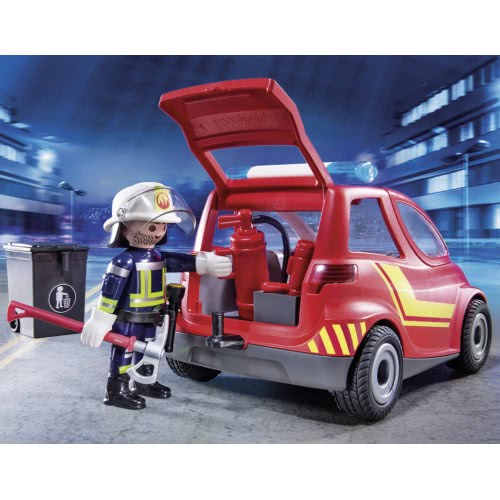 Playmobil Μικρό Όχημα Πυροσβεστικής Με Πυροσβέστη 9235 4008789092359
