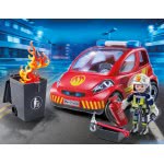 Playmobil Μικρό Όχημα Πυροσβεστικής Με Πυροσβέστη 9235 4008789092359