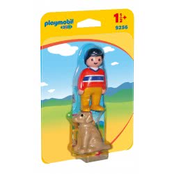 Playmobil Man With Dog 9256 4008789092564
