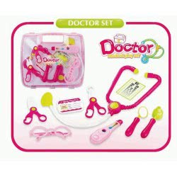 Toys-shop Choice Ιατρικά Εργαλεία Σε Ροζ Βαλιτσάκι Doctor Set JU033557 6990416335572