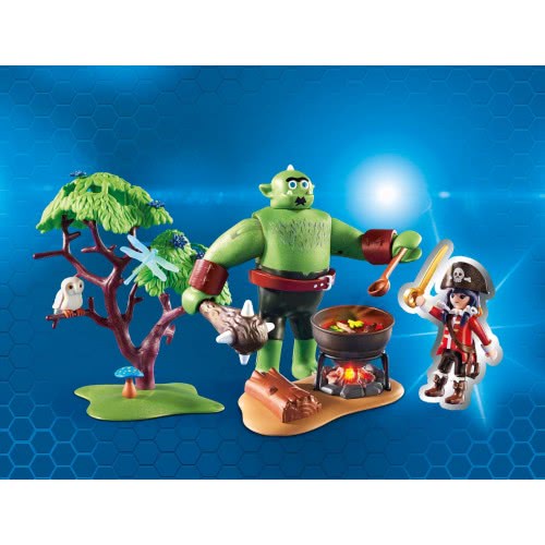 Playmobil Ogre With Ruby 9409 4008789094094