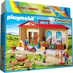 Playmobil Φάρμα Βαλιτσάκι(4897) & Λαμπάδα(89501070) 10565 4008789105653