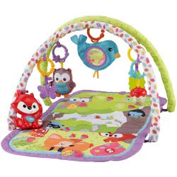 Mattel Fisher Price Παπλωμα-Γυμναστηριο 3 Σε 1 Ζωάκια Του Δάσους CDN47 887961046045