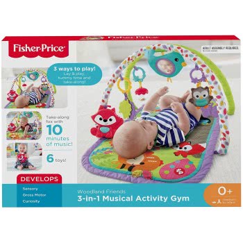 Mattel Woodland Friends 3-In-1 Musical Activity Gym CDN47 887961046045