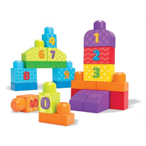 Mega Blocks Τουβλάκια 1-2-3 CNH08 / FLT38 887961565263