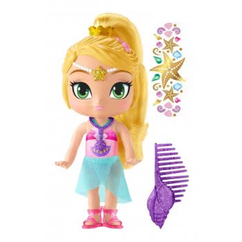 Mattel Fisher Price Shimmer & Shine: Genie Beach Leah Doll DLH55 / DTK84 887961358063