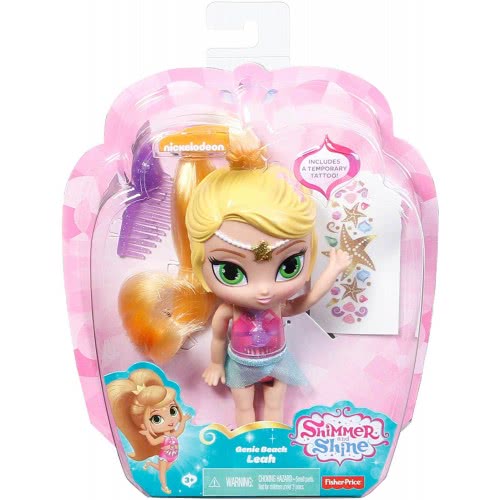 Mattel Fisher Price Shimmer & Shine: Genie Beach Leah Doll DLH55 / DTK84 887961358063