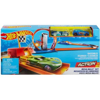 Mattel Hot Wheels Mega Rally Track Set 3 In 1 - 3 Designs DNN81 / ASST 887961303315