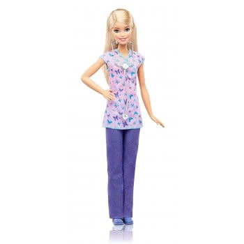 Mattel Barbie Nurse DVF57 887961368079