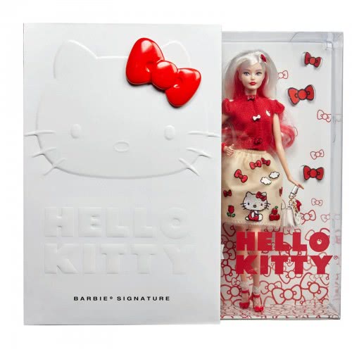 Mattel Barbie Συλλεκτική Κούκλα - Hello Kitty (Gold Label) DWF58 887961380170