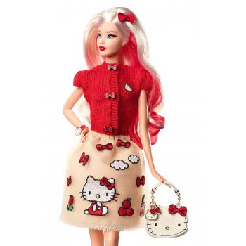 Mattel Barbie Hello Kitty (Gold Label) Doll DWF58 887961380170