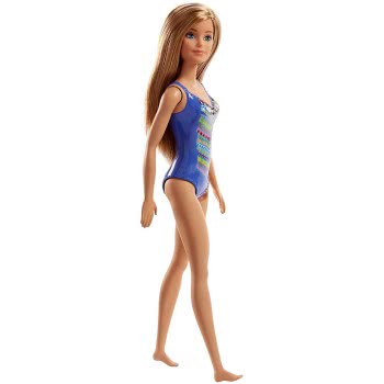 Mattel Barbie Beach Water Play Rainbow Κούκλα DWJ99 / FJD97 887961534412