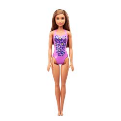 Mattel Barbie Beach Water Play Purple Cheetah Doll DWJ99 / FJD98 887961534405